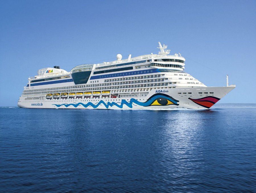 144 Nächte AIDA Cruises Weltreise 2027 mit AIDAdiva ab/bis Hamburg